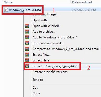 Cách cài Windows 7 bằng ổ cứng