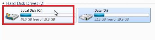 Cách cài Windows 7 bằng ổ cứng