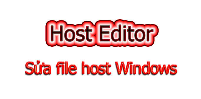 hosts editor