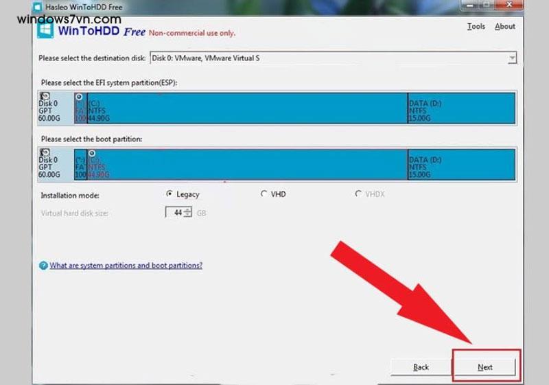 cài win 10 không cần usb