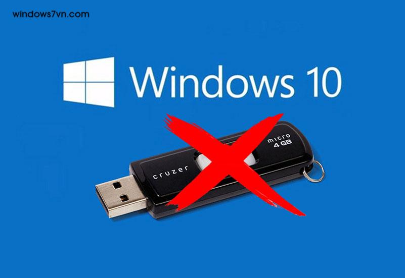 cài win 10 không cần usb