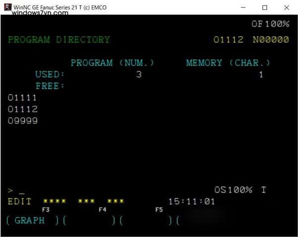 WinNC Fanuc 21 Full Crack
