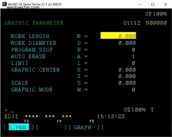 WinNC Fanuc 21 Full Crack
