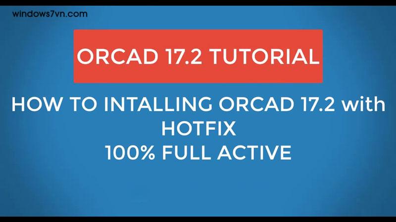 orcad 17.2 full crack