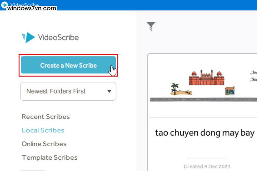hướng dẫn sử dụng phần mềm videoscribe